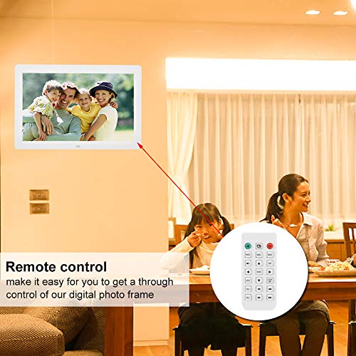 Vbestlife Digitale fotolijst, 12 inch (30,5 cm) display, 1080p HD 1280 x 800, fotoalbum, MP3, MP4, video, met… - Image 5