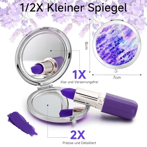 TwoduYoo Geburtstagsgeschenk für Frauen,12oz personalisierten Trinkbecher für Mama/Freundin/Oma/Tochter, Entspannung Wellness Geschenke für Frauen, 18 21 30 40 50 60 Frauengeschenk, Lila 5