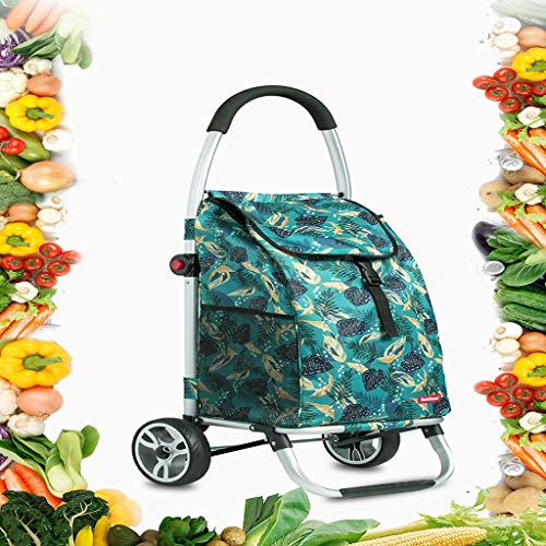 Carrito plegable de aluminio para compras portátil miniatura 3