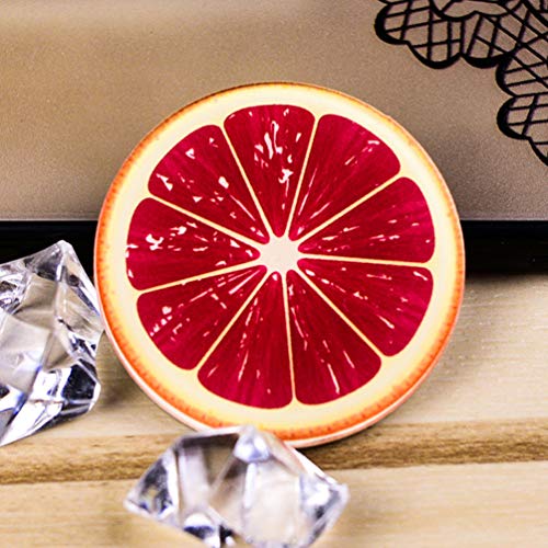 NUOBESTY 12 peças Adesivos de Frige Adorável Frutas Decoração Adesivo magnético Imã de Geladeira (Es