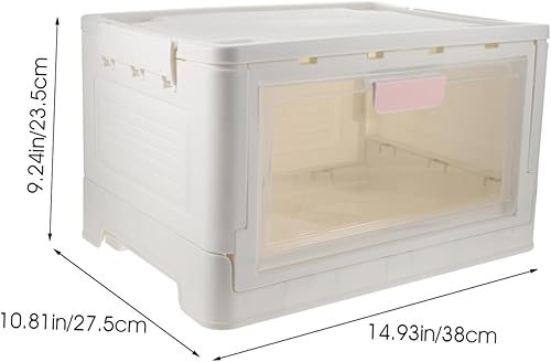 Miniatura 4 de BUGUUYO Box Plastic Storage Bins for Clothes Plastic Bins for Storage Collapsible Storage Bins Toy Storage Organizer Bins Toy Storage Bin Home Toys