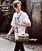 FANDARE Sac a Bandouliere Toile Sac d'épaule Unisexe Sacs Portés épaule 7.9 Pouces iPad Messenger Bag Briefcase Hommes/Femmes Sac de Sport Travail Ecole Cartable Kaki #1
