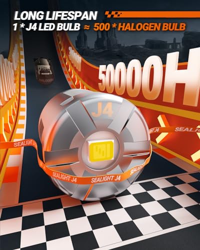 Image of SEALIGHT 194 Led Bulb 600% Brightness 168 T10 Led License Plate Light 6500k Super Bright Replacement Bulbs For Trunk, License Plate Dome Map Door Courtesy Light (Pack Of 4)