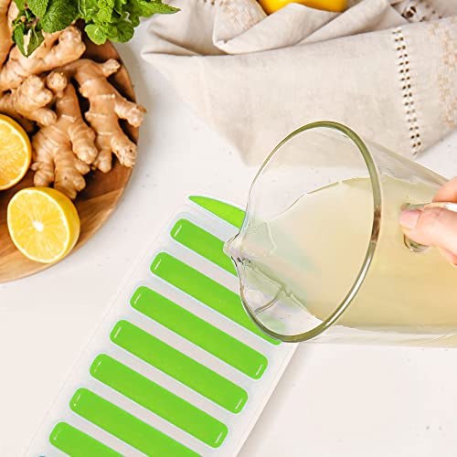 Meadow Lane Ice Stick/Cube Tray, Green 1-Tray (1-Pack, Green), Narrow And Long For Sports Bottles #TOP7