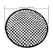 The Wires Zone Steel Speaker Subwoofer Subwoofer Black Waffle Mesh Grill Cover w/Clips & Screw (10-Inch, Pair)