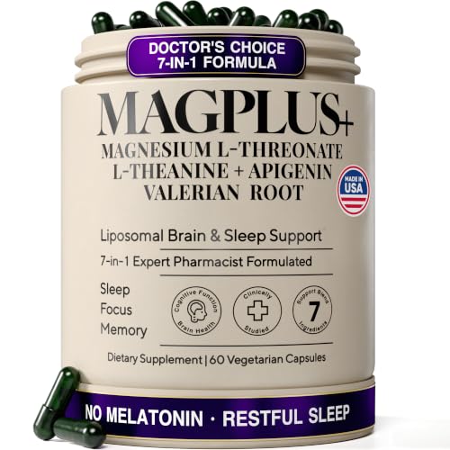 Magnesium L-Threonate with Apigenin, Valerian Root...