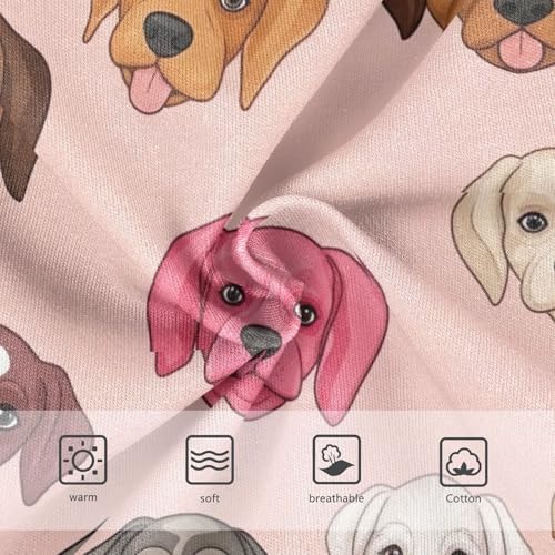 Colorful Dog Pink Toddler Girls Panties, Girls' Underwear, 2T–8 Years3