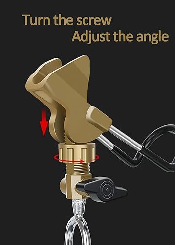 Miniatura 6 de GOLDEAL Soportes de caña para pesca de banco, soporte para caña de pescar banco, soporte para caña de pescar para playa, ajustable en 360 grados.