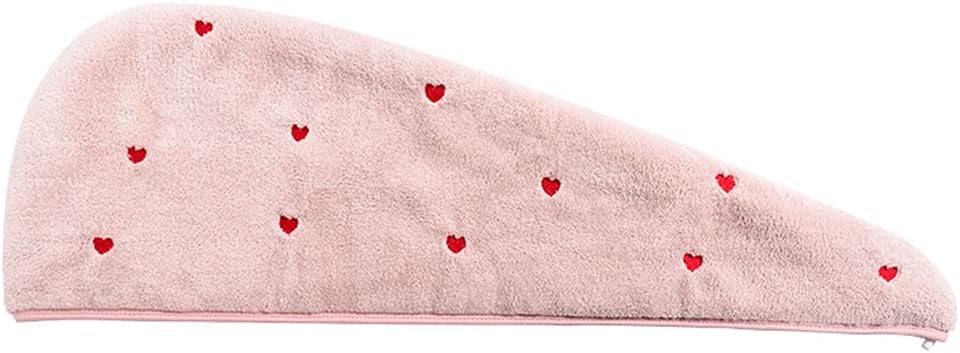 Hair Drying Hat Women's Thicken Super Absorbent Quick-Drying Wipe Towel Pack Headscarf(E)