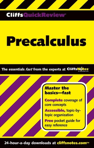 Buy CliffsQuickReview Precalculus — BookShops.in