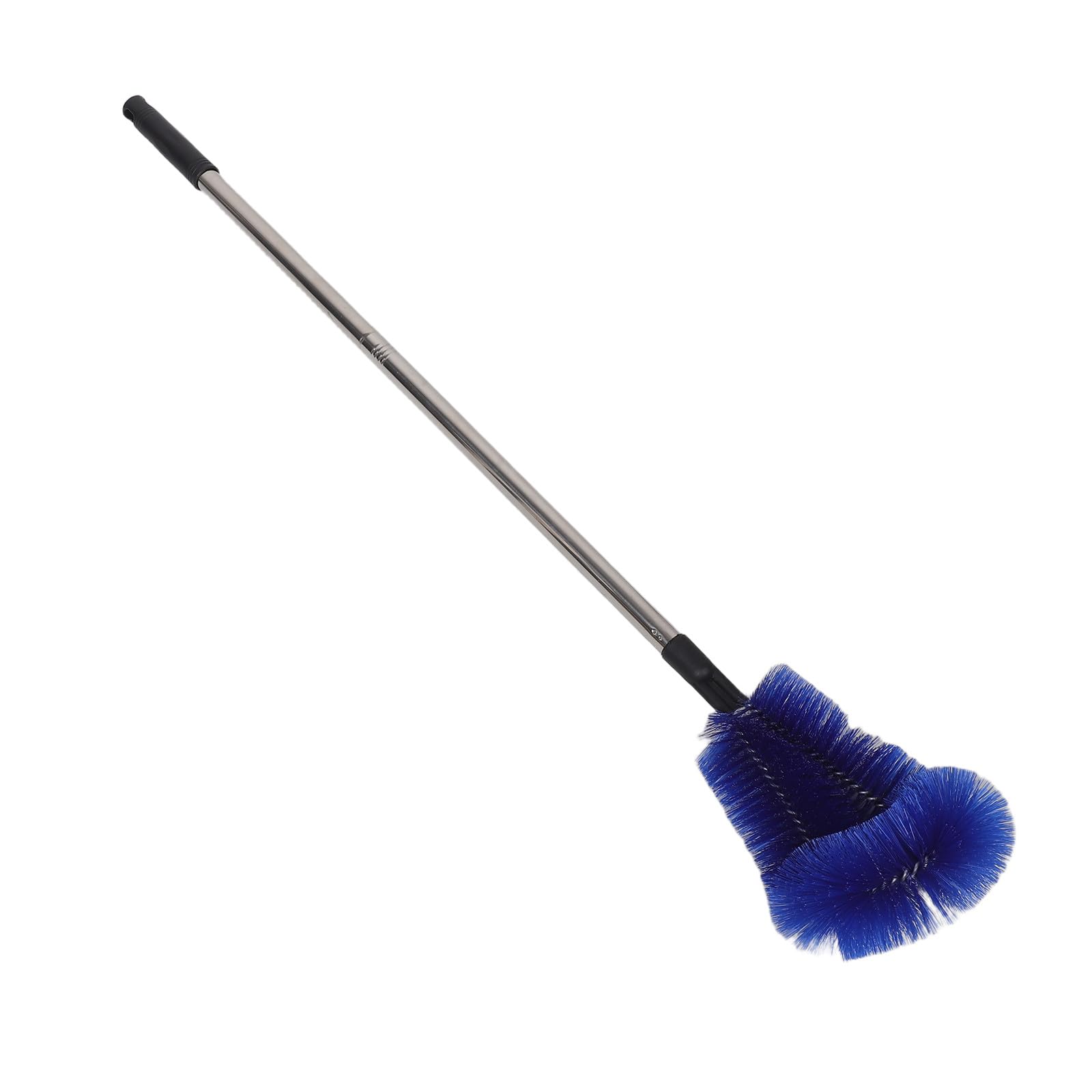 Healeved Bird Bath Brushes, Long Handle Bathtub Cleaning Brush, Curved Hard Bristle Scrub, Heavy Duty Outdoor Fountain Cleaner for Birds Cage, Pond 40.55" Long