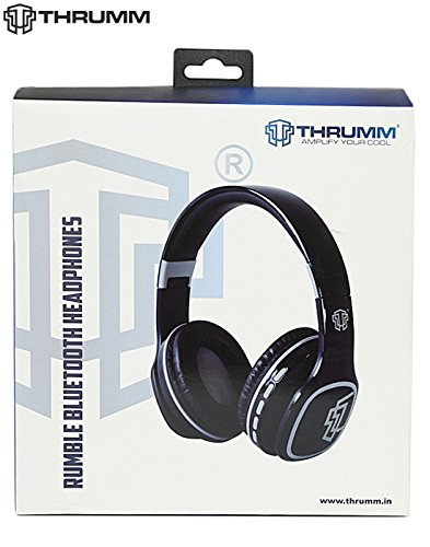 Image of Thrumm Rumble Bluetooth Over-The-Head Headphone (Black)
