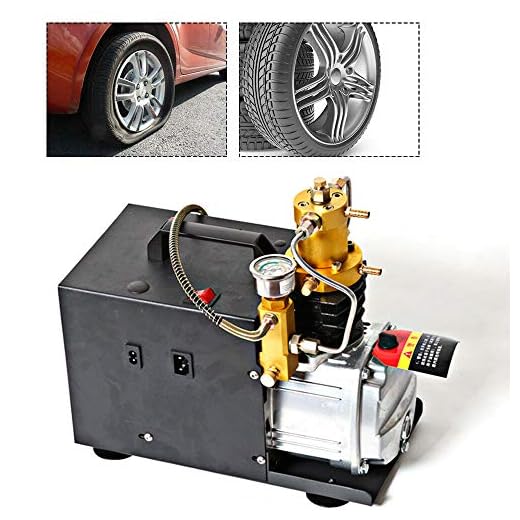 4500PSI PCP Bomba de Aire de Alta Presión Compresor de Aire Eléctrico 30Mpa Compresor Eléctrico Bomba 1.8KW