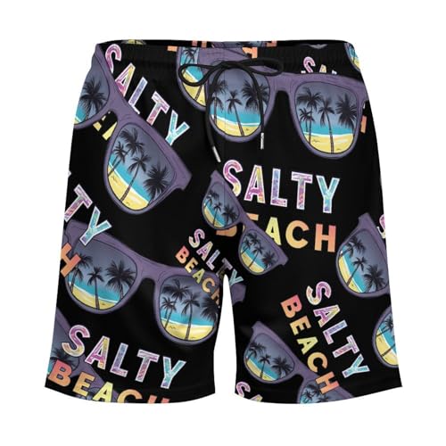 Beach Vacation Printed Mens Swim Trunks with Quick-Drying Lining Beach Shorts for Outdoor Sports3