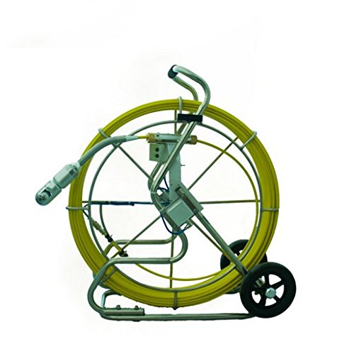 60m Fiberglass Push Rod Cable 360-dgree Video Cameras Analog Camera Type Camera System uesd Digital Inspection Camera