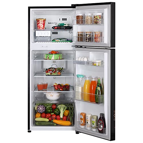 Image of LG 260 L 2 Star Frost-Free Smart Inverter Double Door Refrigerator Appliance (GL-N292RERY, Ebony Regal, Multi Air Flow, 2022 Model)
