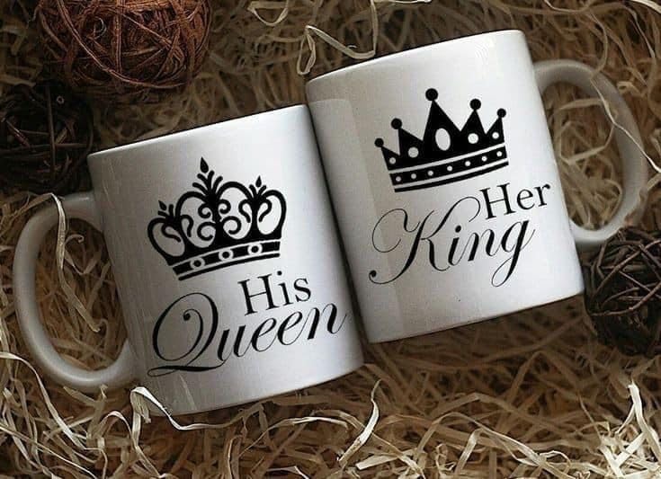 Happy Valentine’s Day Ceramic Mug with Cute Heart Design – Romant...