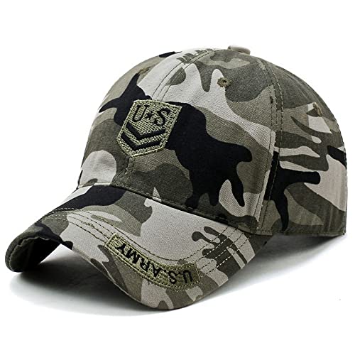 YSTrillion Baseballkappen,Baseball Cap Camouflage Unisex Verstellbarer Sport Casual Sonnenblende Hut Atmungsaktiver Hut 56-60CM