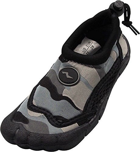 Image of NORTY Water Shoes for Boys and Girls - Swim Socks for Beach, Boat, and Pool - Skeletoe Barefoot Design - Cruise Ship Essentials for Kids - Hiking and Camping Footwear
