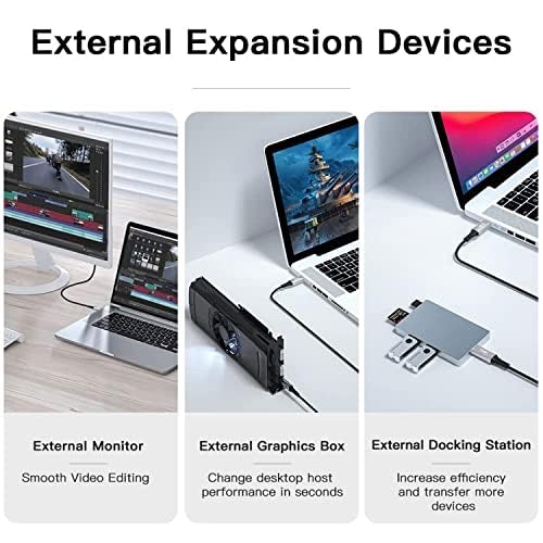 Vista 7 de StarLinker Paquete de 2 cables USB4 de 1.6 pies (1.6 ft) de carga de energía de 100 W, soporta transferencia de datos de 40 Gbps, pantalla HD 8K