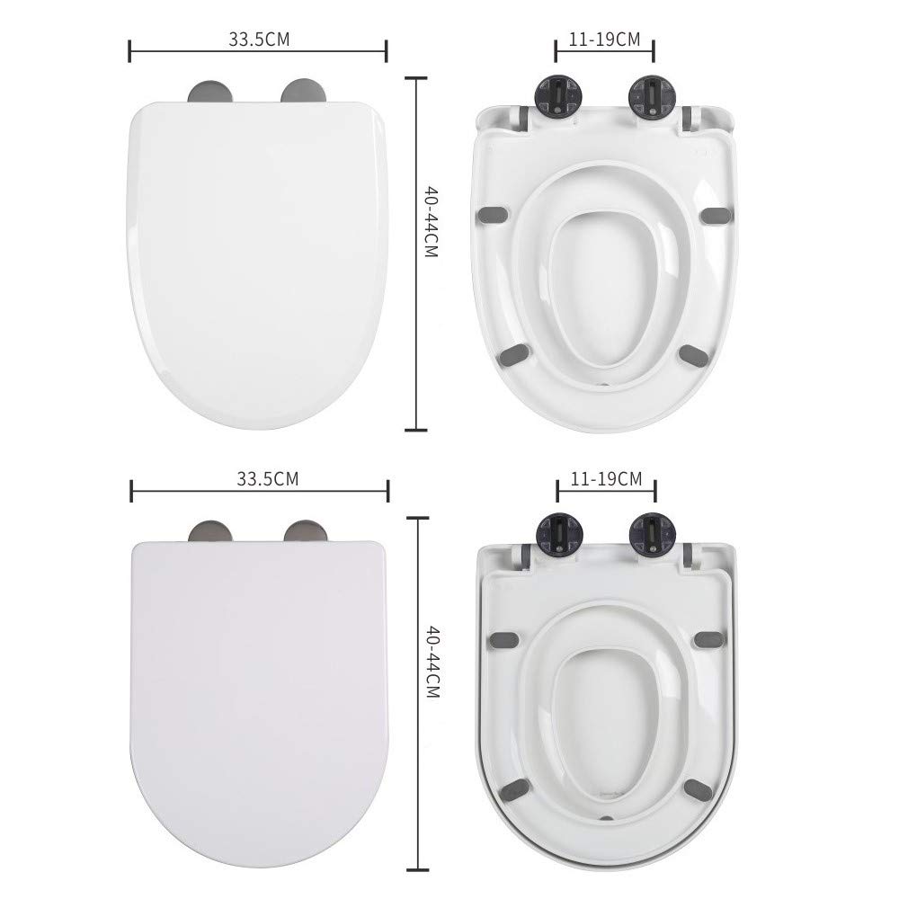 Asientos para Inodoro,Tapa para WC, Tapa de Inodoro, Asiento para niños,Tapa Asientos para Inodoro Familiar con Asiento Reductor Infantil y Cierre Suave,función Easy-Clean