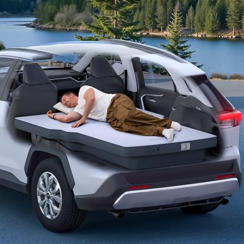 Havnby AutoLevel TPU Backseat Foam Mattress for Toyota RAV4, 4-inch Foam Camping...
