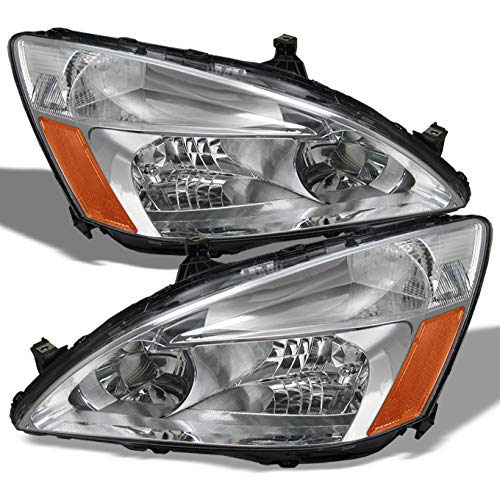 AKKON - For 2003-2007 Honda Accord Coupe/Sedan Model OE Replacement Headlights Driver/Passenger Head Lamps