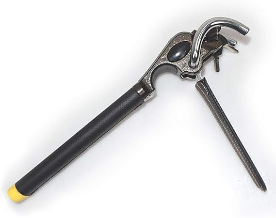 Amazon フェリモア ハンドルロック ステアリングロック 車の盗難防止 防犯 ハンマー 窓の破壊 装着簡単 ブラック 車用ロック 車 バイク