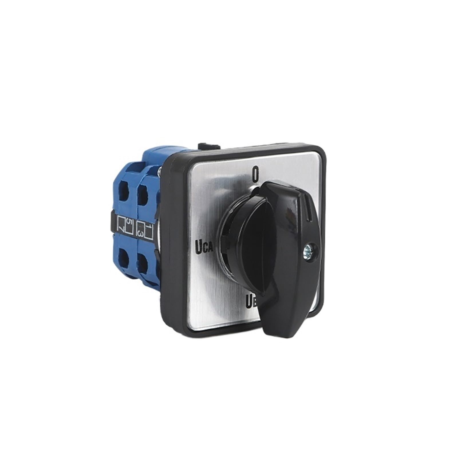1 pz SZW26/LW26-20 YH2.2 20 A 2 poli 8 terminali 0-UAB-UBC-UCA selettore di conversione di tensione interruttore voltmetro a camma rotante(20A YH2.2 48X48mm)