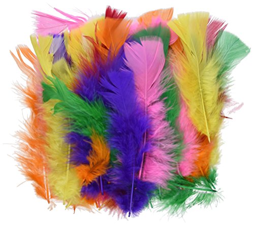 Plumas de pavo (a color) - - Playbox grandes - 60 PC - (PBX2470221) , Modelos/colores Surtidos, 1 Unidad