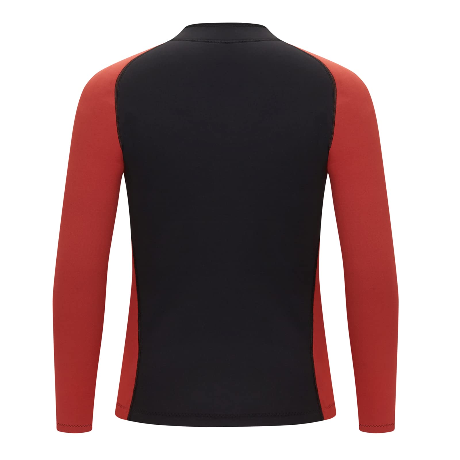 Chaqueta de neopreno de 2 mm para hombre, parte superior de traje de neopreno para mujer, cierre frontal, manga larga, traje de buceo para natación, esnórquel, surf, kayak, canoa