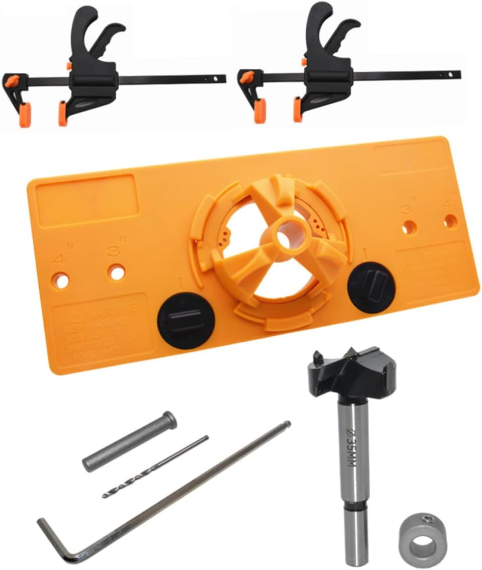 Hinge Hole Drilling Tool Cabinet Hole Locator Woodworking Hinge Drilling Guide