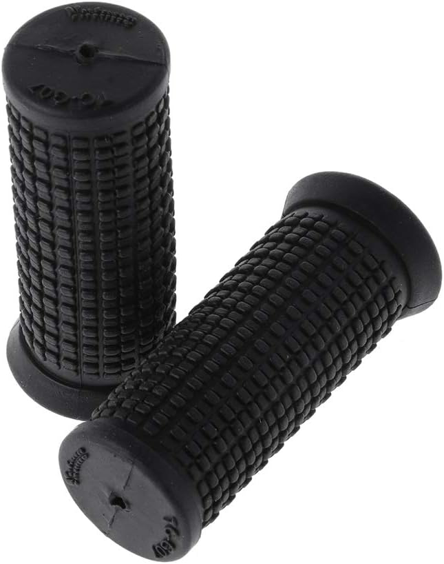2pcs Mountain Bike Grips - Short Handle Rubber Grip Shift Kids Black Bicycle Product