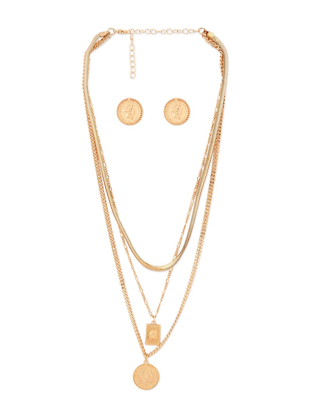 See full amazon price history chart for ZAVERI PEARLS Gold Tone Classy Contemporary Multi Layered Chain For Women-ZPFK15015 ZAVERI PEARLS Gold Tone Classy Contemporary Multi Layered Chain For Women-ZPFK15015 (B0BG85Y16X) Amazon Price History, Amazon Price Tracker