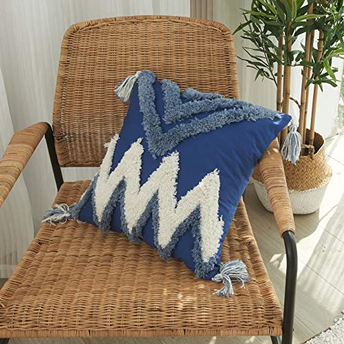 Wishwin Throw Fronha Tufted Tassel Fronha Diamond Grid Capa de Almofada Para Sofá Doméstico e Carro