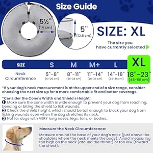 BARKLESS Dog Cone, Inflatable Dog Cone After Surgery for Large Breeds, Soft Surgery Collar with Enhanced Anti-Licking Guard Shield for Pets, Protective Donut Collar BARKLESS Dog Cone Inflatable Dog Cone After Surgery for Large Breeds Soft Surgery Collar with Enhanced Anti Licking Guard Shield for Pets Protective Donut Collar