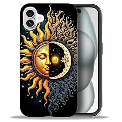 Abstract Golden Sun Moon