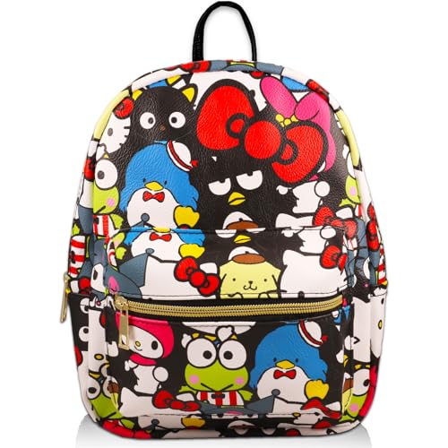 Hello Kitty and Friends Mini Backpack for Kids - Bundle with 10" Sanrio Backpack, Water Bottle, Stickers, More | Hello Kitty Travel Bag for Girls2