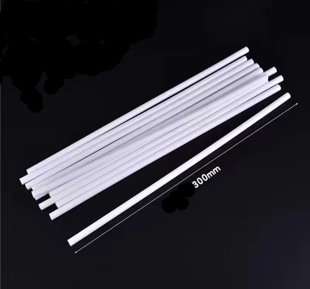 80 sztuk 7x300mm gorące kleje w sztyfcie – białe samoprzylepne laski wosku do elektrycznego pistoletu do klejenia 7mm, projektów rzemieślniczych i napraw ręcznych