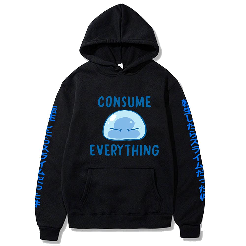 colanperd Unisex Hoodie That Time I Got Reincarnated As A Slime Printed Long Sleeve Pullover Clothes