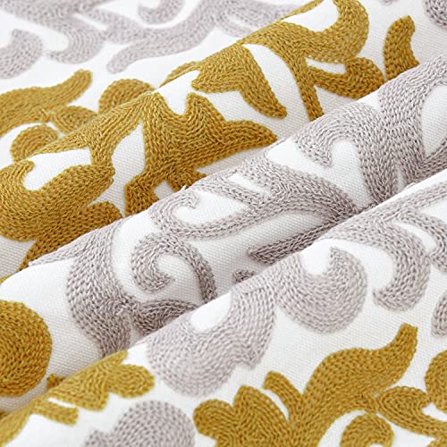 Hwy 50 Yellow Throw Pillow Cover 18X18 Inch For Couch Bed Bedroom Living Room, Decorative Embroidered Floral Couch Pillow Covers 1 Piece #TOP6