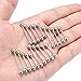 SCERRING 20PCS 16G Stainless Steel Externally Threaded Nipple Tongue Industrial Cartilage Earring Bar Barbell Rings Piercing Retainer 12mm 14mm 16mm 19mm 22mm Silver