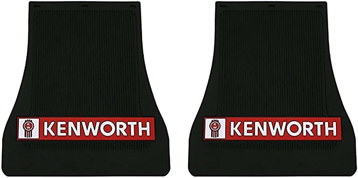 Set of 2 Kenworth Motors 13" x 18" x 20" Model MF0001K Semi Truck Mud Flaps