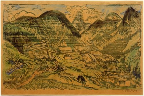Impression sur toile Kirchner Stafelalp - Toile murale haut de gamme pour intérieur raffiné