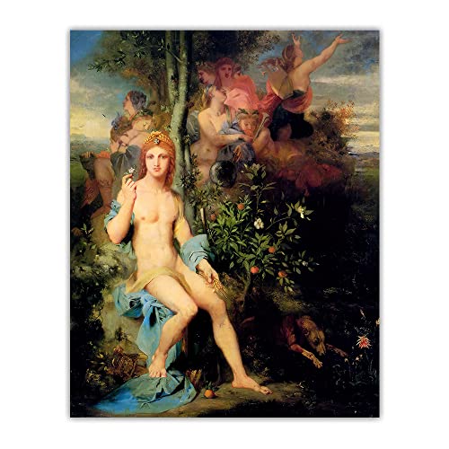 Idée cadeau anniversaire kit peinture 5D Apollo et les neuf muses Gustave Moreau