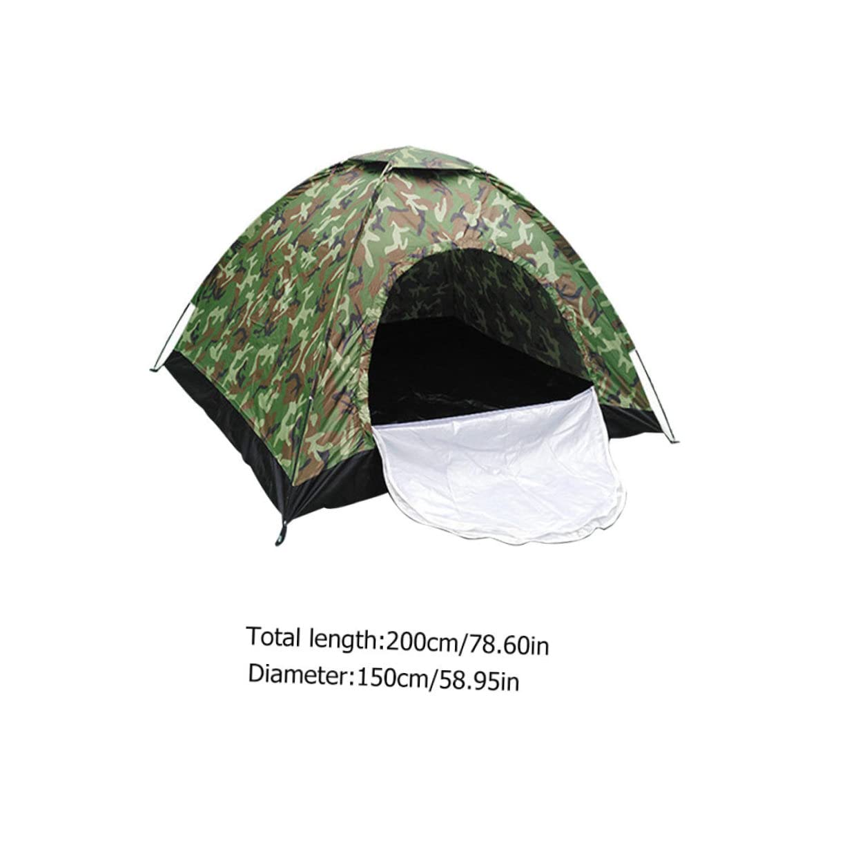 VICASKY Wasserdichtes Outdoor-notzelt Tarnmuster-campingzelt Robuste Konstruktion Praktisch für Camping und Reise