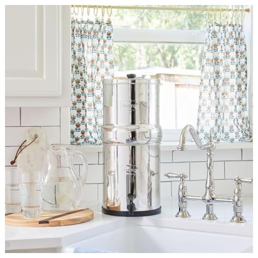Big Berkey Gravity-Fed Stainless Steel Countertop Water Filter System 2.25 Gallon with 2 Authentic Black Berkey Elements BB9-2 Filters