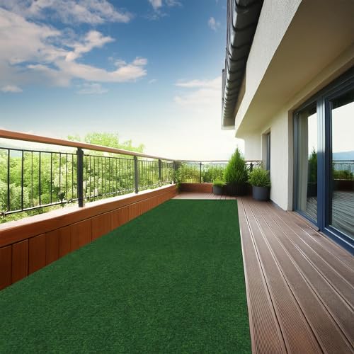 Tapis de gazon artificiel résistant intempéries Spetebo 4m