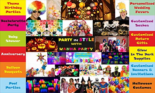 Image of Wanna Party Number 3 Glitter Gold Candle for Birthday Decoration Items /Cake Toppers /Cake Decorations (Pack of 2)