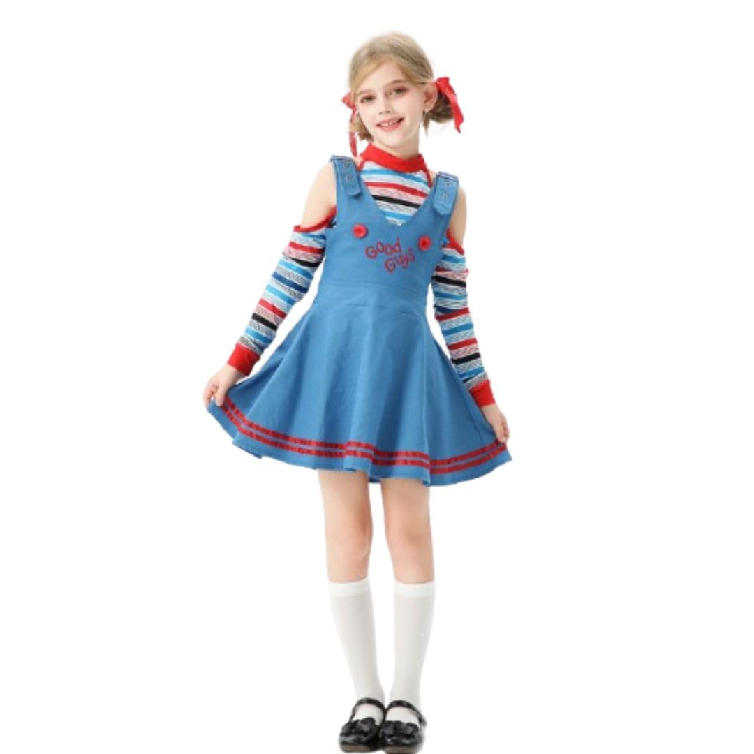 美少女チャッキー風カスタムヘッド お洋服セット 1/6 ドール 美少女チャッキー風カスタムヘッド お洋服セット 1/6 ドール